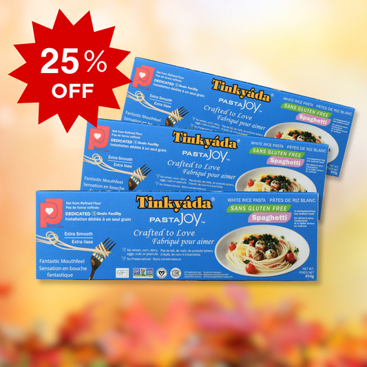 Tinkyada Gluten Free White Rice Spaghetti Style (Autumn Sale 3 Pack)