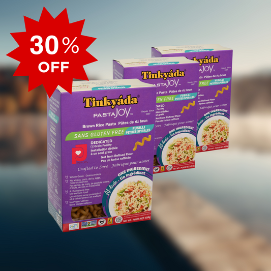 Tinkyada Gluten Free Brown Rice Fusilli (Autumn Sale 3 Pack)
