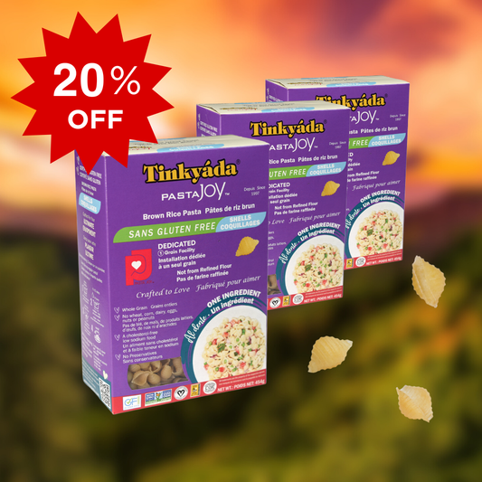 Tinkyada Gluten Free Brown Rice Shells