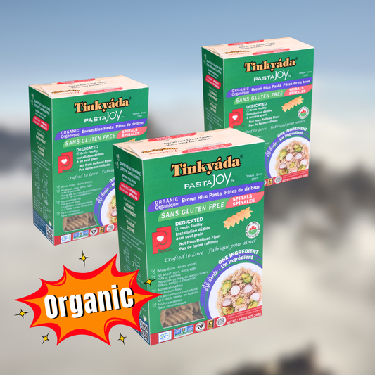 Tinkyada Gluten Free Organic Brown Rice Spirals