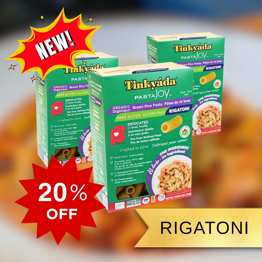 Tinkyada Gluten Free Organic Brown Rice Rigatoni