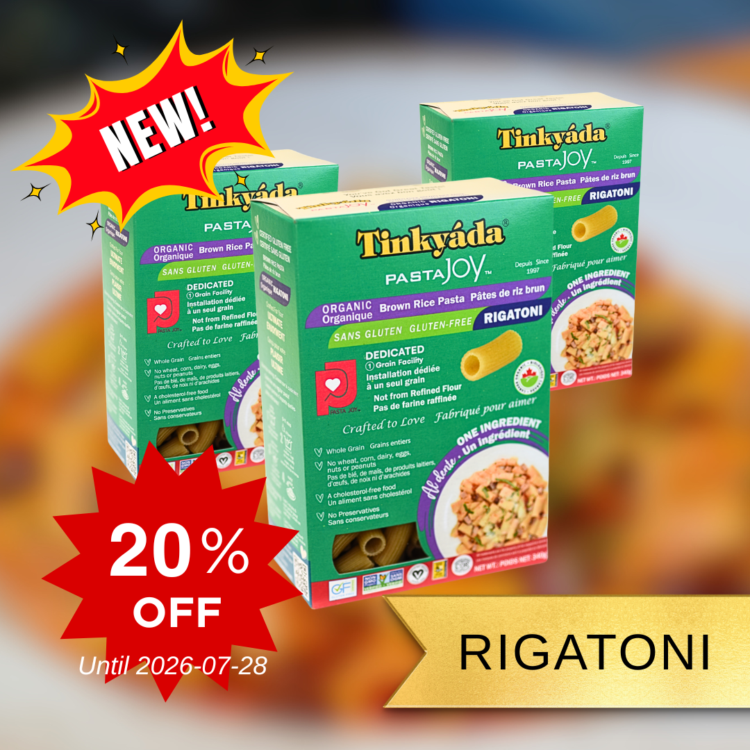 Tinkyada Gluten Free Organic Brown Rice Rigatoni